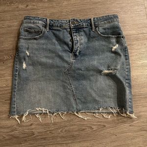 Blue Jean Skirt